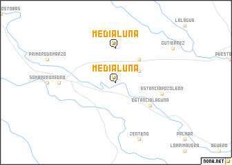 map of Media Luna