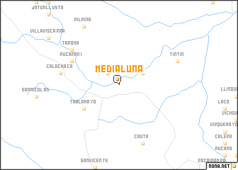 map of Media Luna