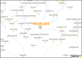 map of Media Luna