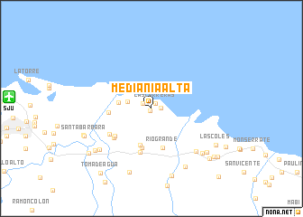 map of Mediania Alta