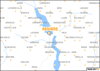 map of Mediano