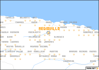 map of Mediavilla