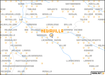 map of Mediavilla