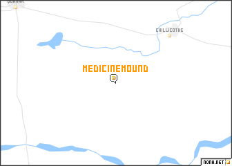map of Medicine Mound