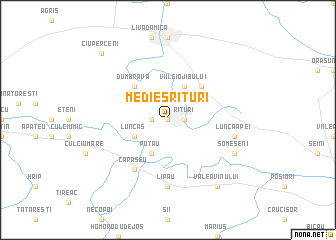 map of Medieş-Rîturi