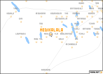 map of Médikalala