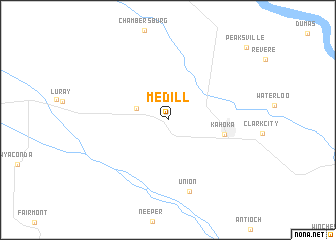 map of Medill