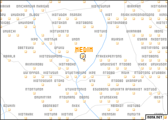 map of Medim