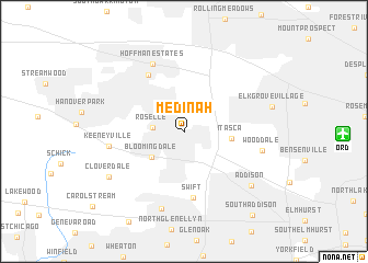 map of Medinah