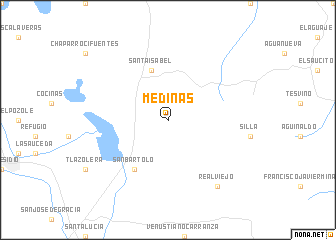 map of Medinas
