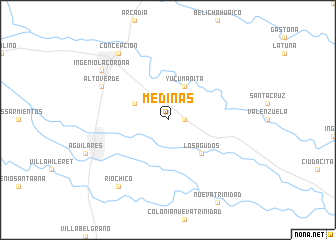 map of Medinas