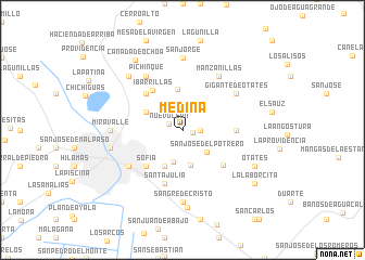 map of Medina