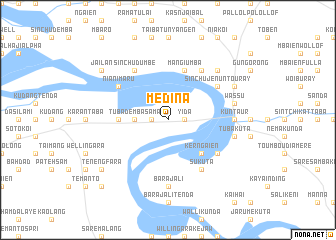 map of Medina