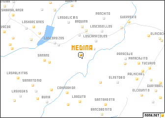 map of Medina