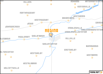 map of Medina