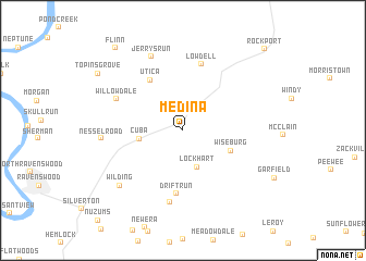 map of Medina