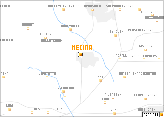 map of Medina