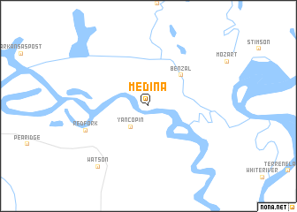 map of Medina