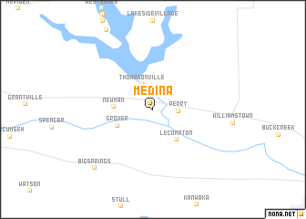 map of Medina