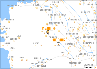 map of Medina