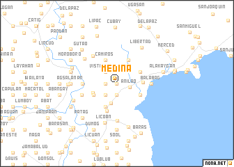 map of Medina