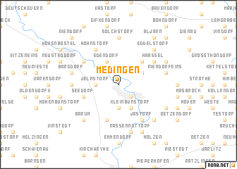 map of Medingen