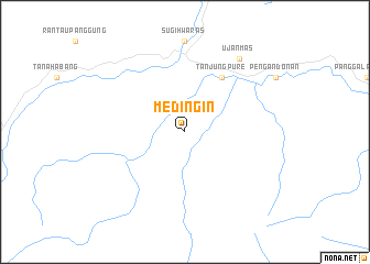 map of Medingin
