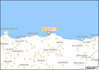 map of Medinita