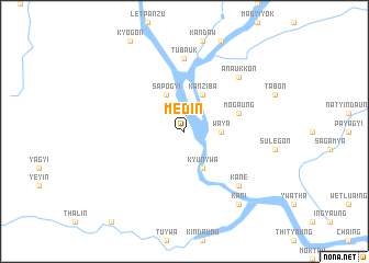 map of Mèdin