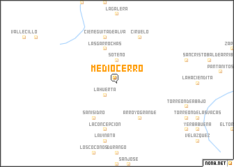 map of Medio Cerro