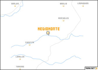 map of Medio Monte