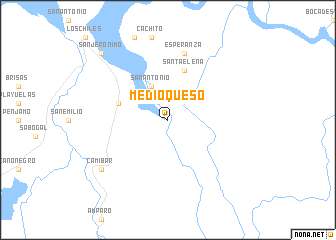 map of Medio Queso