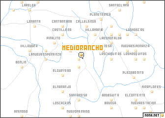 map of Medio Rancho