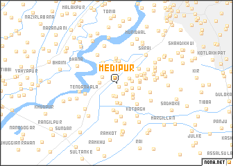 map of Medipur