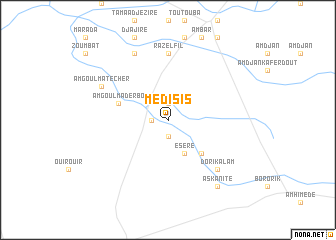 map of Médisis