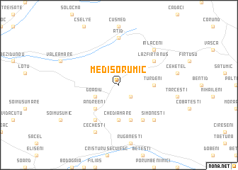 map of Medişoru Mic