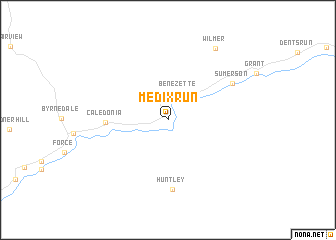 map of Medix Run