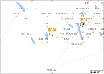 map of Médi