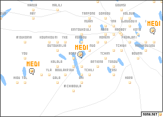 map of Médi