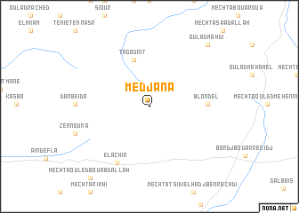 map of Medjana