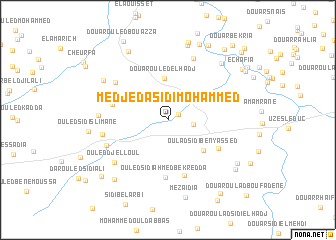 map of Medjeda Sidi Mohammed