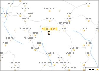 map of Medjémé