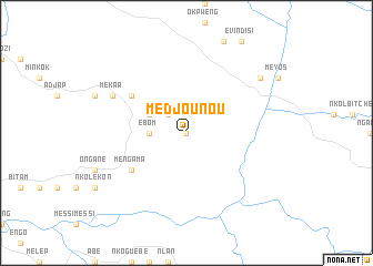 map of Medjounou