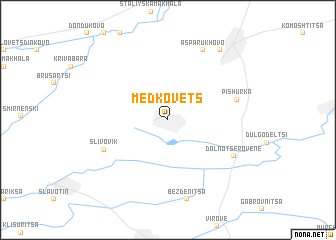 map of Medkovets