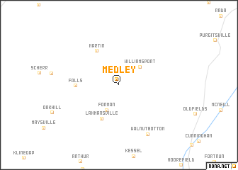 map of Medley