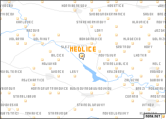 map of Medlice