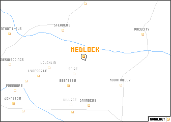 map of Medlock