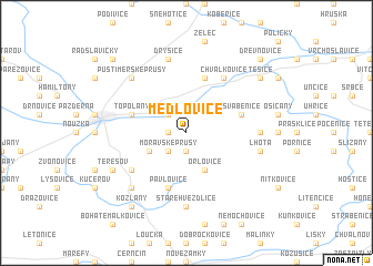 map of Medlovice