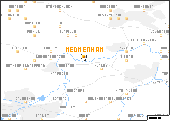 map of Medmenham