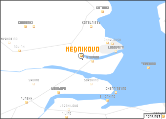 map of Mednikovo